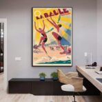 poster la baule vintage