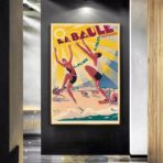 poster la baule vintage