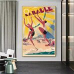 poster la baule vintage