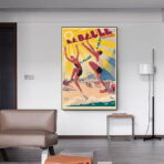 poster la baule vintage