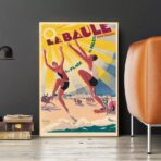 poster la baule vintage