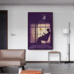 displays the color purple