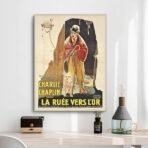 poster la ruee vers lor