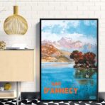 lake dannecy poster