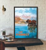 lake dannecy poster