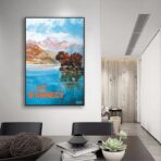 lake dannecy poster