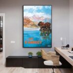 lake dannecy poster