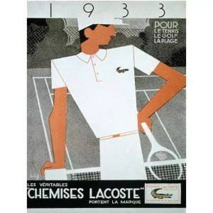 vintage lacoste poster