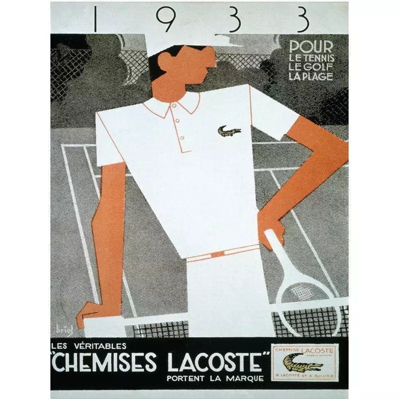 vintage lacoste poster vintage lacoste poster
