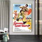 displays the gendarme of saint tropez