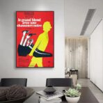 displays the tall blond with a black shoe