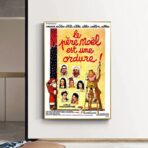 poster santa claus is trash