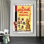 poster santa claus is trash