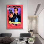 displays the professional belmondo