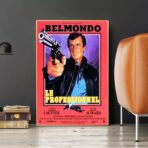 displays the professional belmondo