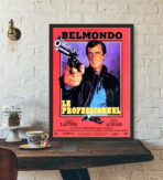 displays the professional belmondo