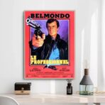 displays the professional belmondo