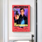 displays the professional belmondo