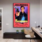 displays the professional belmondo