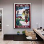 poster le touquet vintage