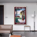 poster le touquet vintage