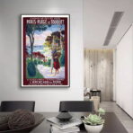 poster le touquet vintage