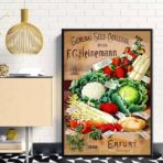 vintage vegetable poster 1