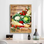 vintage vegetable poster 1