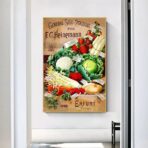 vintage vegetable poster 1