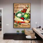vintage vegetable poster 1