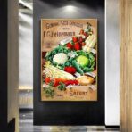 vintage vegetable poster 1