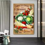 vintage vegetable poster 1