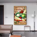 vintage vegetable poster 1
