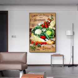 vintage vegetable poster 1