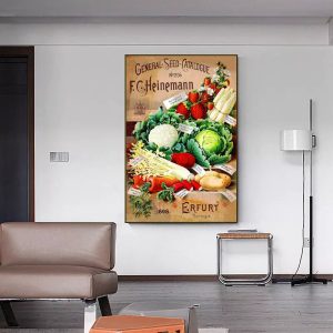 vintage vegetable poster 1