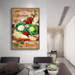 vintage vegetable poster 1