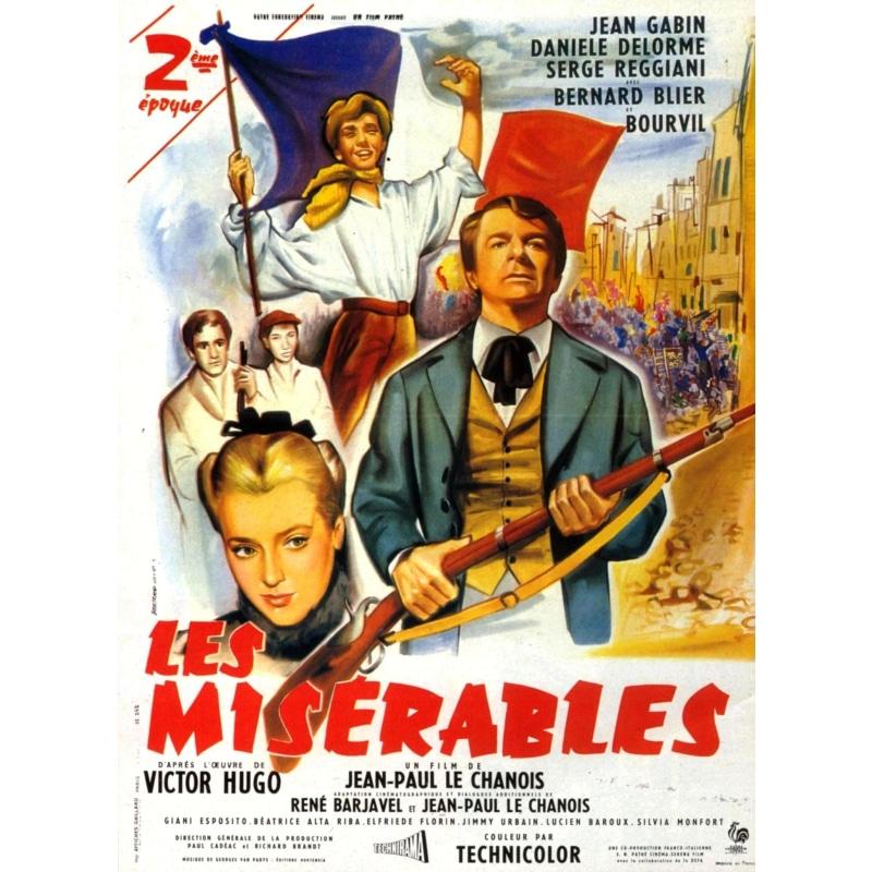 poster les miserables gabin poster les miserables gabin