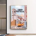 poster lisbon vinage