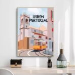 poster lisbon vinage