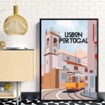 poster lisbon vinage