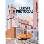 poster lisbon vinage