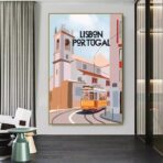 poster lisbon vinage