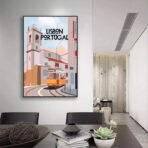poster lisbon vinage