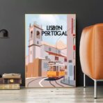 poster lisbon vinage