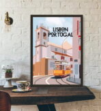 poster lisbon vinage