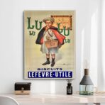 poster lu vintage