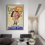 poster lu vintage