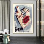 poster lucky strike