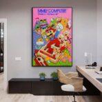 mario vintage poster