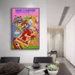 mario vintage poster